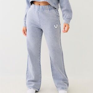 True Religion VINTAGE WASH HORSESHOE LOGO SWEAT PANT